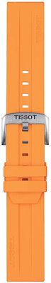 Silikonový řemínek Tissot T852.047.918 22mm, oranžový, Quick Release