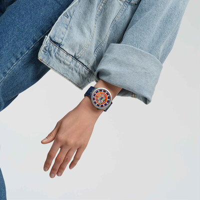 Swatch Orange in the Works SB07S114
