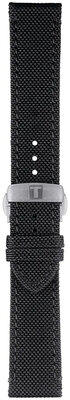 Textilní řemínek Tissot T852.043.157 21mm, černý, Quick Release