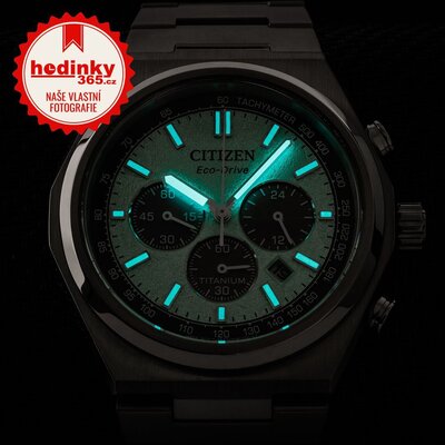 Citizen Sports Eco-Drive Super Titanium Chronograph CA4610-85M