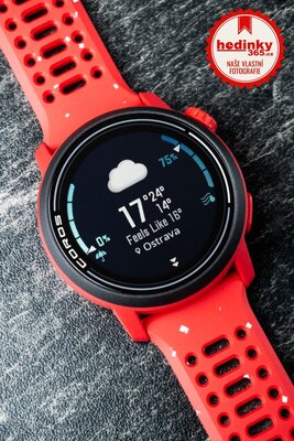 Coros Pace 3 Red / Silicone Band (rozbalené)