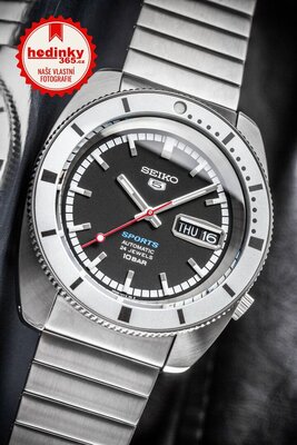 Seiko 5 Sports Automatic SRPL05K1 Heritage Design Re-creation Limited Edition 9999pcs (+ náhradní řemínek)
