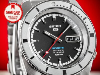 Seiko 5 Sports Automatic SRPL05K1 Heritage Design Re-creation Limited Edition 9999pcs (+ náhradní řemínek)
