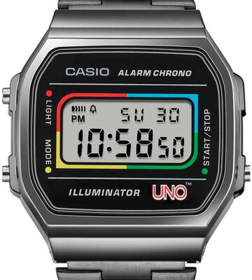 Casio Vintage A168WEUC-1AER UNO Collaboration