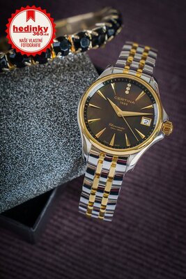 Certina DS Action Lady Quartz Precidrive COSC Chronometer Diamonds C032.051.22.126.01