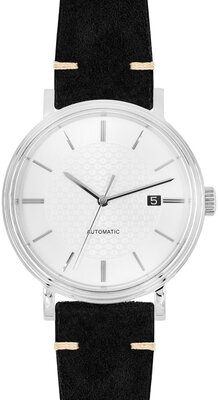 Kožený řemínek Hirsch Serro L 05564050-2, černý, antilopí kůže, Limited Edition, délka L, Quick Release