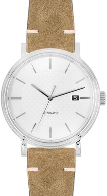 Kožený řemínek Hirsch Serro L 05564070-2, hnědý, antilopí kůže, Limited Edition, délka L, Quick Release