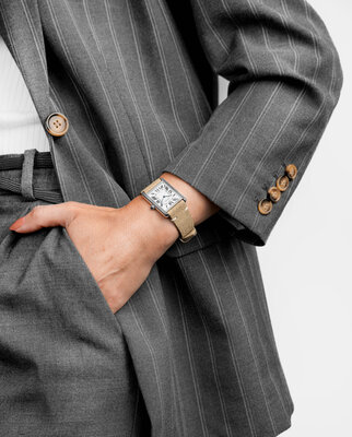 Kožený řemínek Hirsch Serro L 05564070-2, hnědý, antilopí kůže, Limited Edition, délka L, Quick Release