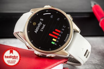 Garmin Fenix 8 AMOLED 43 mm, Sapphire Soft Gold Stainless Steel Fog Gray (rozbalené)