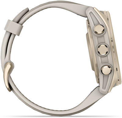 Garmin Fenix 8 AMOLED 43 mm, Sapphire Soft Gold Stainless Steel Fog Gray (II. Jakost)