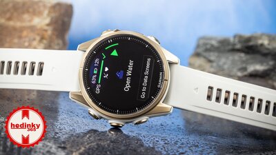 Garmin Fenix 8 AMOLED 43 mm, Sapphire Soft Gold Stainless Steel Fog Gray (II. Jakost)