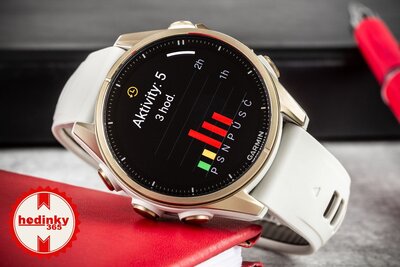 Garmin Fenix 8 AMOLED 43 mm, Sapphire Soft Gold Stainless Steel Fog Gray (II. Jakost)