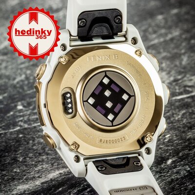 Garmin Fenix 8 AMOLED 43 mm, Sapphire Soft Gold Stainless Steel Fog Gray (II. Jakost)