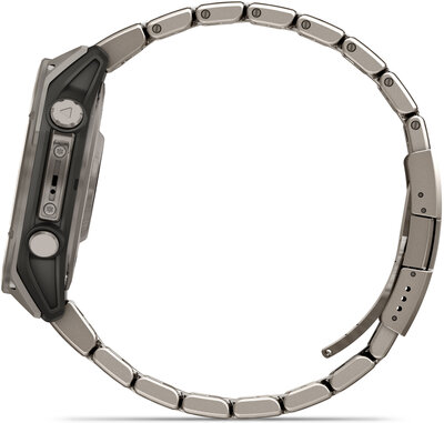 Garmin Fenix 8 AMOLED 47mm, Exclusive Titanium Graphite Titanium Band (Premium) (+ náhradní řemínek) (rozbalené)