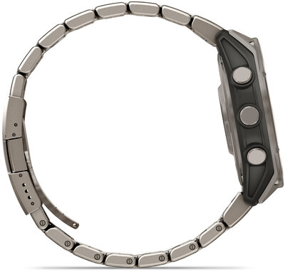 Garmin Fenix 8 AMOLED 47mm, Exclusive Titanium Graphite Titanium Band (Premium) (+ náhradní řemínek) (rozbalené)