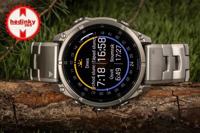 Garmin Fenix 8 AMOLED 47mm, Exclusive Titanium Graphite Titanium Band (Premium) (+ náhradní řemínek) (rozbalené)