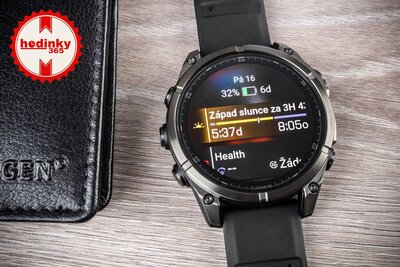 Garmin Fenix 8 AMOLED 47mm, Sapphire Carbon Gray DLC Titanium Black (rozbalené)
