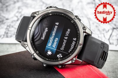 Garmin Fenix 8 AMOLED 47mm, Sapphire Carbon Gray DLC Titanium Black (rozbalené)