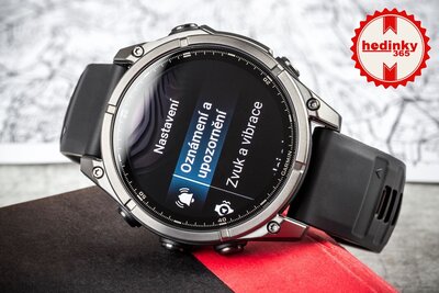 Garmin Fenix 8 AMOLED 47mm, Sapphire Carbon Gray DLC Titanium Black (rozbalené)