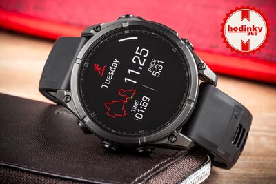 Garmin Fenix 8 AMOLED 47mm, Sapphire Carbon Gray DLC Titanium Black (rozbalené)