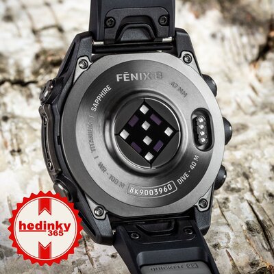 Garmin Fenix 8 AMOLED 47mm, Sapphire Carbon Gray DLC Titanium Black (rozbalené)