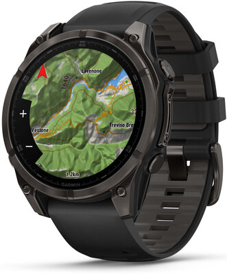 Garmin Fenix 8 AMOLED 47mm, Sapphire Carbon Gray DLC Titanium Black (rozbalené)