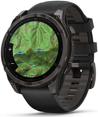 Garmin Fenix 8 AMOLED 47mm, Sapphire Carbon Gray DLC Titanium Black (rozbalené)