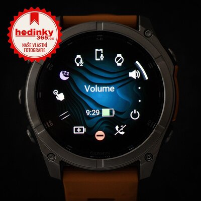 Garmin Fenix 8 AMOLED 51 mm, Sapphire Titanium Graphite Spark Orange Band