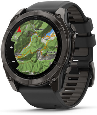 Garmin Fenix 8 AMOLED 51 mm, Sapphire Carbon Gray DLC Titanium Black (rozbalené)