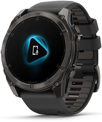 Garmin Fenix 8 AMOLED 51 mm, Sapphire Carbon Gray DLC Titanium Black (rozbalené)