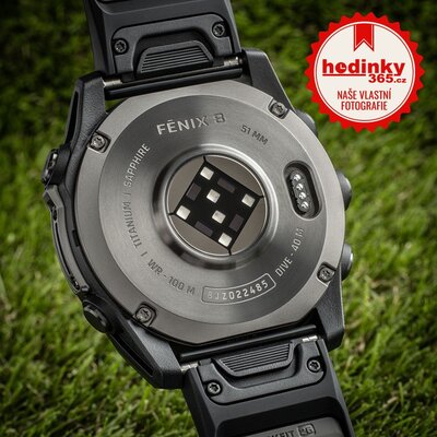 Garmin Fenix 8 AMOLED 51 mm, Sapphire Carbon Gray DLC Titanium Black (rozbalené)