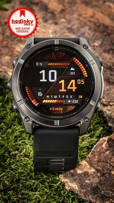 Garmin Fenix 8 AMOLED 51 mm, Sapphire Carbon Gray DLC Titanium Black (rozbalené)