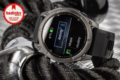 Garmin Fenix 8 AMOLED 51 mm, Sapphire Carbon Gray DLC Titanium Black (rozbalené)
