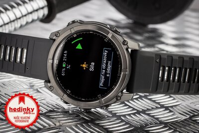 Garmin Fenix 8 AMOLED 51 mm, Sapphire Carbon Gray DLC Titanium Black (rozbalené)