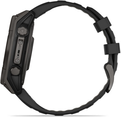 Garmin Fenix 8 Solar 47mm, Sapphire Carbon Gray DLC Titanium Black