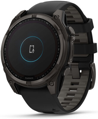 Garmin Fenix 8 Solar 47mm, Sapphire Carbon Gray DLC Titanium Black
