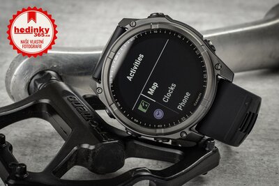 Garmin Fenix 8 SOLAR 51 mm, Sapphire Carbon Gray DLC Titanium Black (II. Jakost)