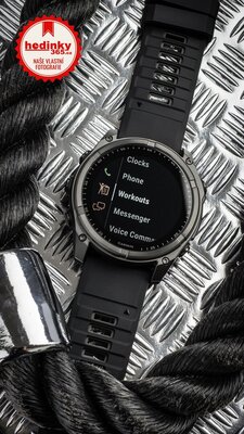 Garmin Fenix 8 SOLAR 51 mm, Sapphire Carbon Gray DLC Titanium Black (II. Jakost)