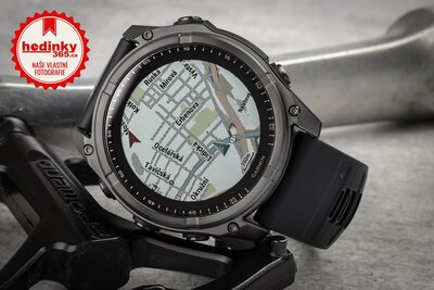 Garmin Fenix 8 SOLAR 51 mm, Sapphire Carbon Gray DLC Titanium Black (II. Jakost)