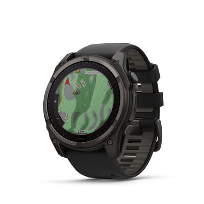 Garmin Fenix 8 Solar 51mm, Sapphire Carbon Gray DLC Titanium Black