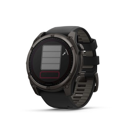Garmin Fenix 8 Solar 51mm, Sapphire Carbon Gray DLC Titanium Black