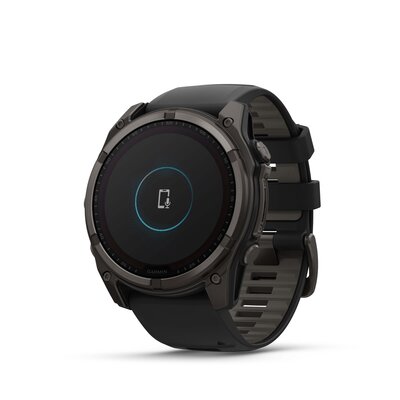 Garmin Fenix 8 Solar 51mm, Sapphire Carbon Gray DLC Titanium Black