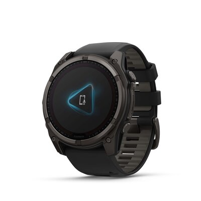 Garmin Fenix 8 Solar 51mm, Sapphire Carbon Gray DLC Titanium Black