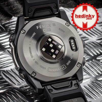 Garmin Fenix 8 Solar 51mm, Sapphire Carbon Gray DLC Titanium Black