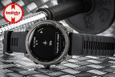 Garmin Fenix 8 Solar 51mm, Sapphire Carbon Gray DLC Titanium Black