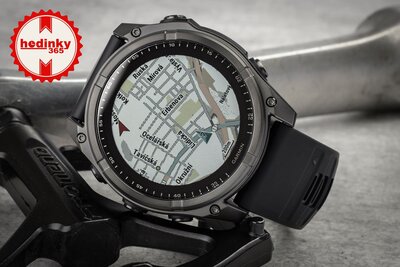 Garmin Fenix 8 Solar 51mm, Sapphire Carbon Gray DLC Titanium Black