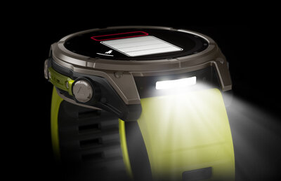 Garmin Fenix 8 Solar 51mm, Sapphire Graphite Titanium Yellow Band