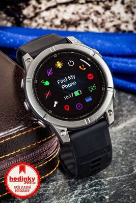 Garmin Fenix E Gray Steel Black