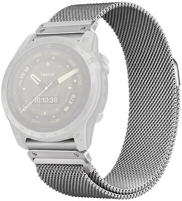 Ocelový náramek Ricardo Fiume 22mm, Silver, QuickFit