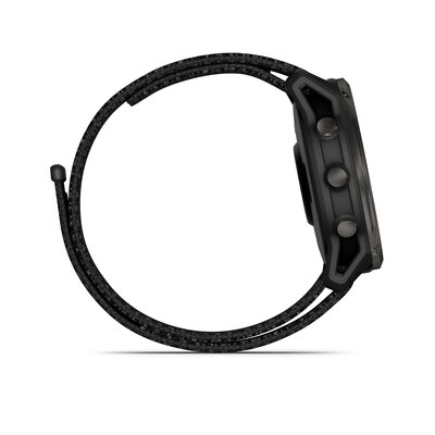 Garmin Enduro 3 Titanium DLC, Black UltraFit Nylon Band